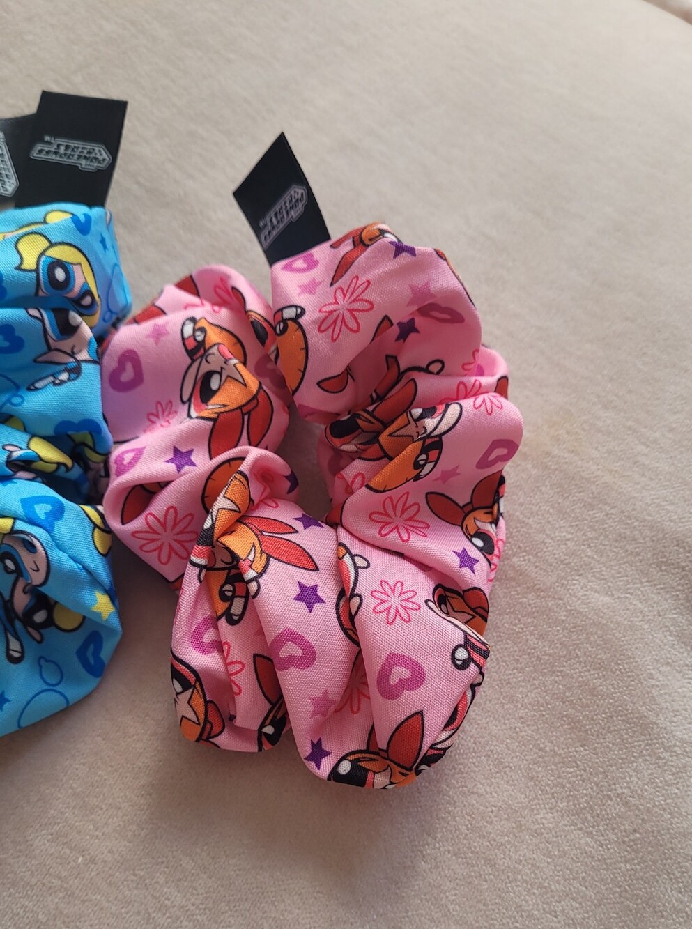 Powerpuff Girls Hair Scrunchie Set - Picture 2 of 4